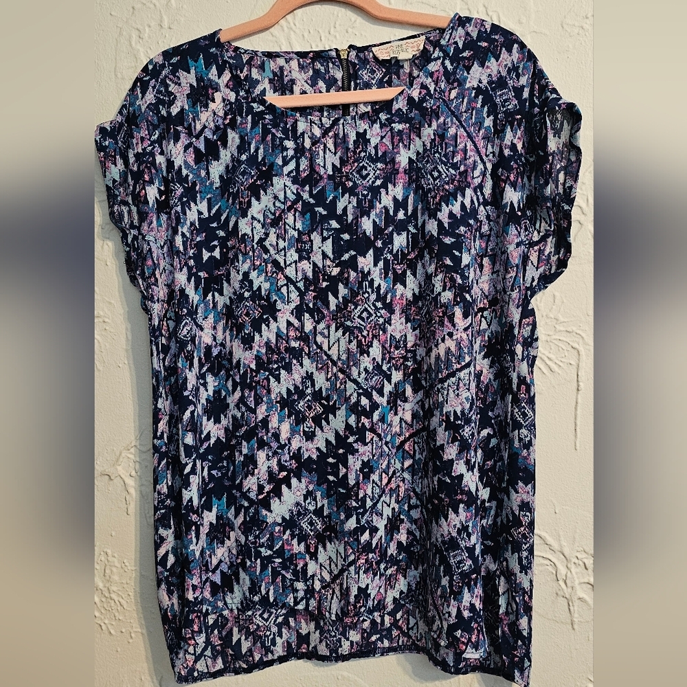 Pink Republic Lightweight Cap Sleeve Scoop Neck Top XL
